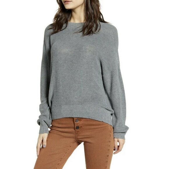 BP light weight pullover sweater Dolman Long Sleeve Grey XXSMALL leggings wear - Picture 3 of 13